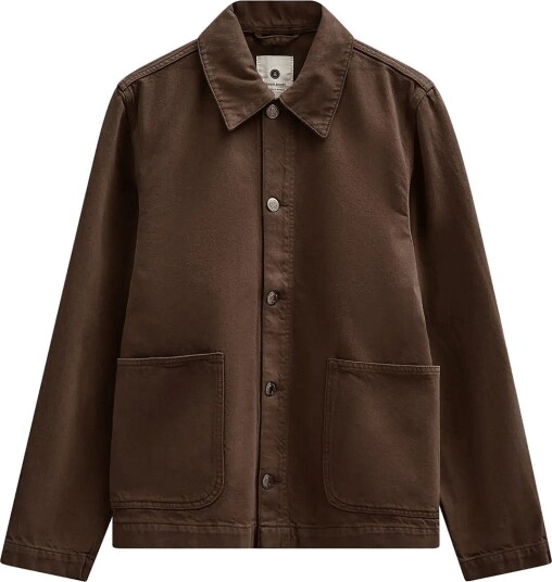 Anerkjendt Akozzy Twill Overshirt Brown S Anerkjendt Akozzy Twill Overshirt Brown S