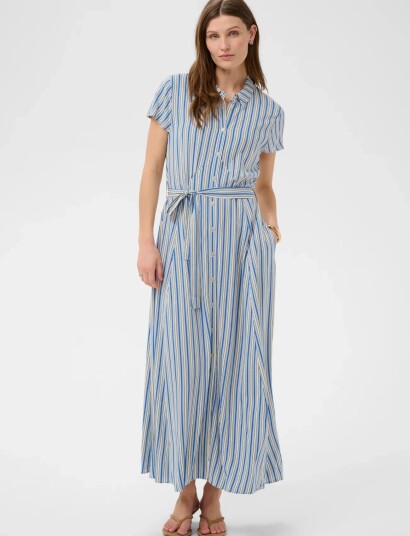 Soaked Slarjana Maxi Dress Ss Blue L