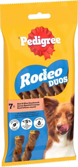 Pedigree Rodeo Duos Og Ost 7 Stk Okse