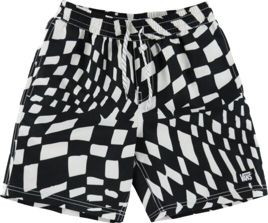 Vans Badeshorts Primær II Svart/Hvit Rutet Vans 8 10 år 128 140 Badetøy