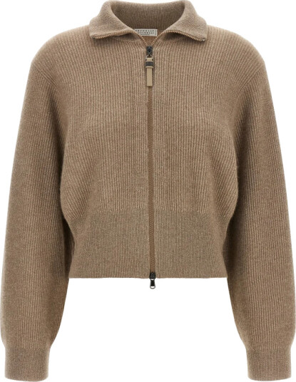 Brunello Cucinelli Dame Strikkevarer Brun L,
