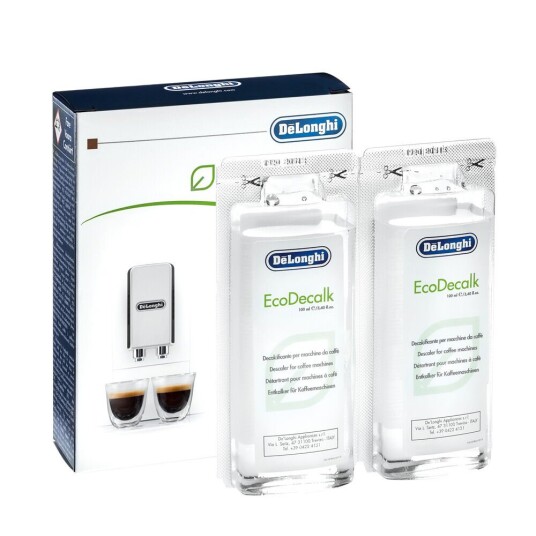 DeLonghi Avkalking Eco Decalk DLSC200 - 2 behandlinger til espressomaskiner