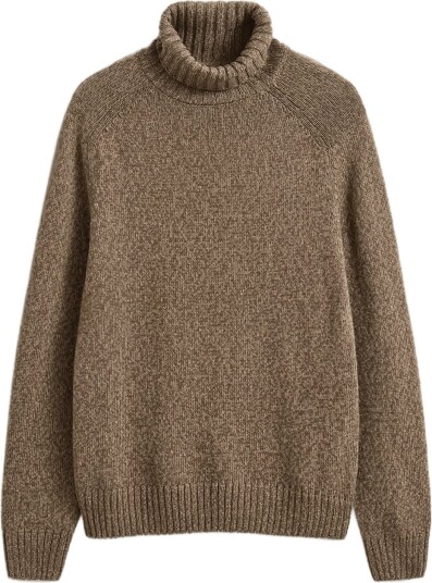 Gant Wool Blend Mouline Turtleneck FADED TAUPE 3XL Gant Wool Blend Mouline Turtleneck FADED TAUPE 3XL