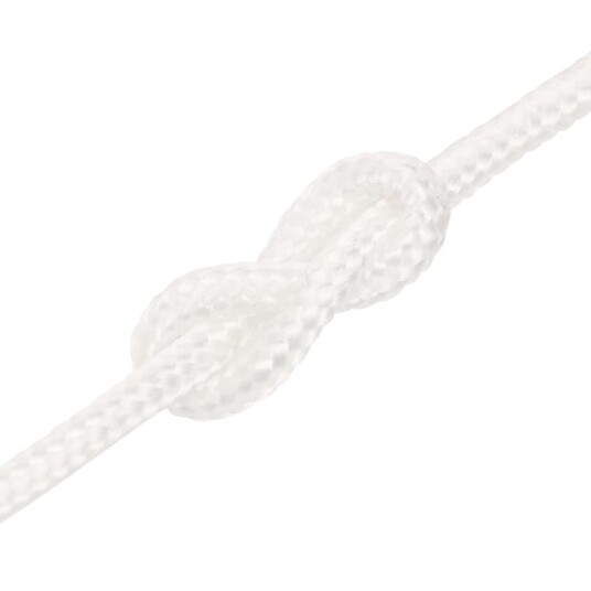  Båttau helhvit 5 mm 50 m polypropylen