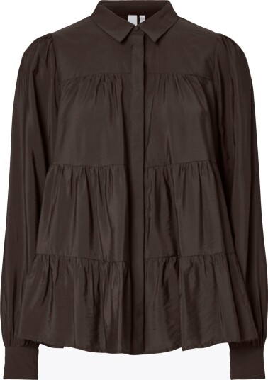 Y.A.S Pala Long Sleeve Shirt Brun XXL