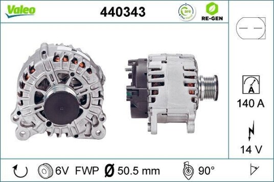 Dynamo VALEO 440343 Dynamo VALEO 440343
