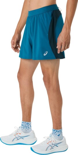 Asics Road 5In Short Blue XXL