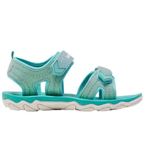 Hummel Sandaler Glitter Jr Blue Surf Hummel 36 Sandals Metallic Turkis