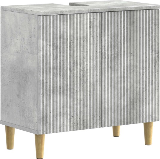 vidaXL Baderomsvaskeskap ARNHEM Betonggrå 59,5 x 31,5 x 59 cm