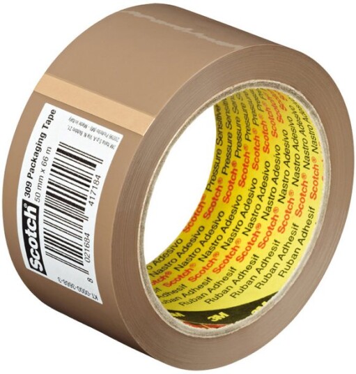 Emballasjetape SCOTCH 309 Brun 50mmx66m