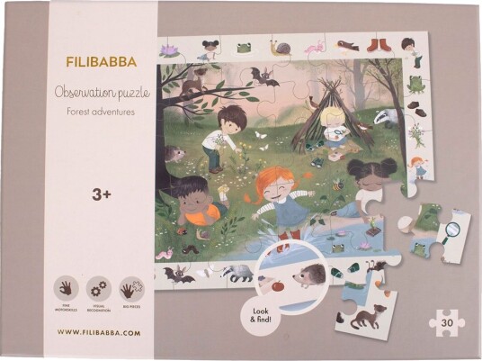 Filibabba Observasjonspuslespill 30 Brikker På Eventyr I Sko Filibabba OneSize Puslespill Filibabba Observasjonspuslespill 30 Brikker På Eventyr I Sko Filibabba OneSize Puslespill