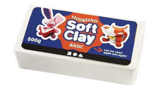 Creativ Company Soft Clay - White 500gr. Creativ Company Soft Clay - White 500gr.