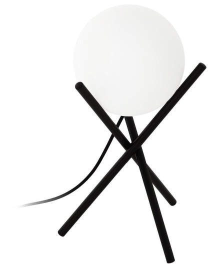 Castellato bordlampe Svart/Opal