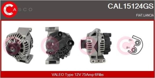 Dynamo CASCO CAL15124GS Dynamo CASCO CAL15124GS