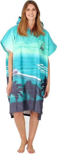 After Essentials Poncho Destination Malibu