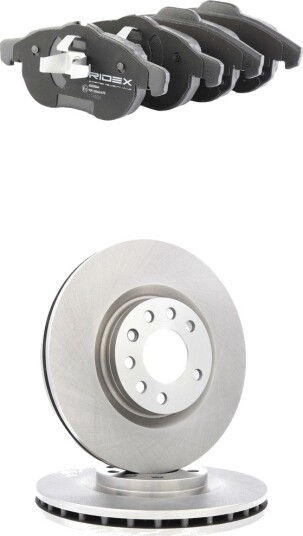 Bremseskiver og -klosser RIDEX 3405B3139