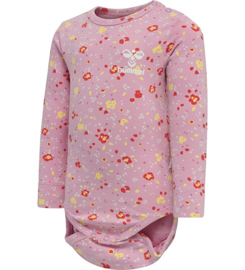 Hummel Body L/Æ   hmlMira   Heather Rose   Hummel   74   Langermet Body   Rosa