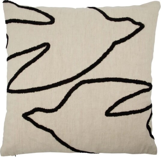 House Doctor Fly putetrekk 50x50 cm Svart off white
