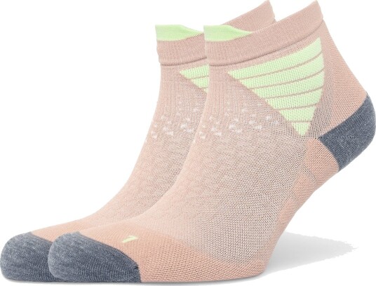 Asics Fujitrail Quarter Sock Pink L