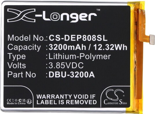 Batteri til Doro 8080 etc