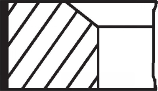 Stempelringsett MAHLE 081 76 N0 Stempelringsett MAHLE 081 76 N0