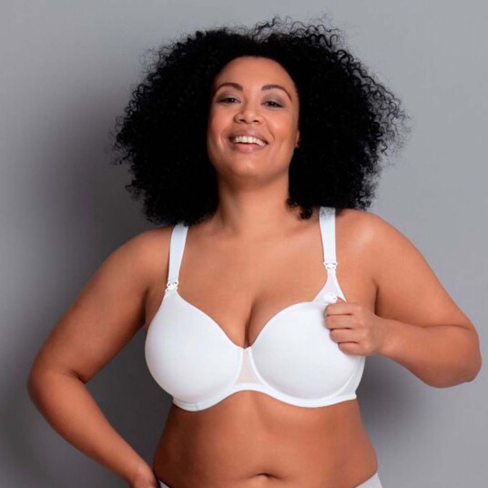 Anita BH Underwire Nursing Bra With Spacer Cup Hvit I 85 Dame