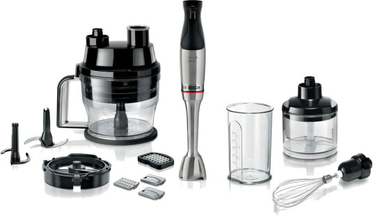 Bosch Serie 6 ErgoMaster Håndmikser 1200 W Rustfritt Stål med Avtagbar Fot og Justerbar Hastighet Bosch Serie 6 ErgoMaster Håndmikser 1200 W Rustfritt Stål med Avtagbar Fot og Justerbar Hastighet