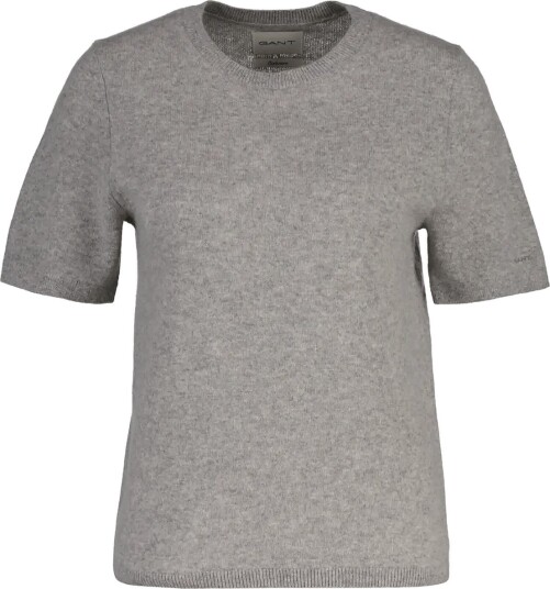 Gant Cashmere C Neck Ss   GREY MELANGE   L