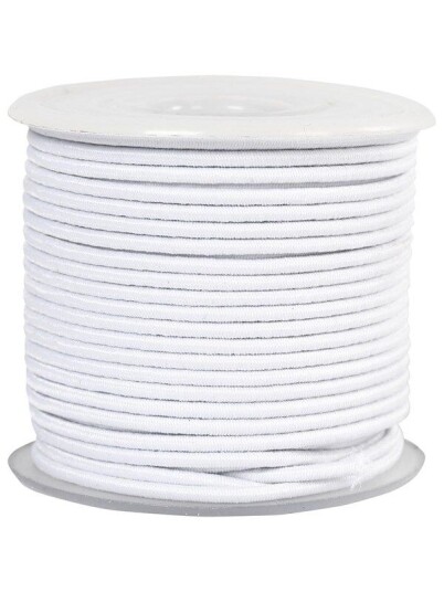 Creativ Company Elastic White 25m