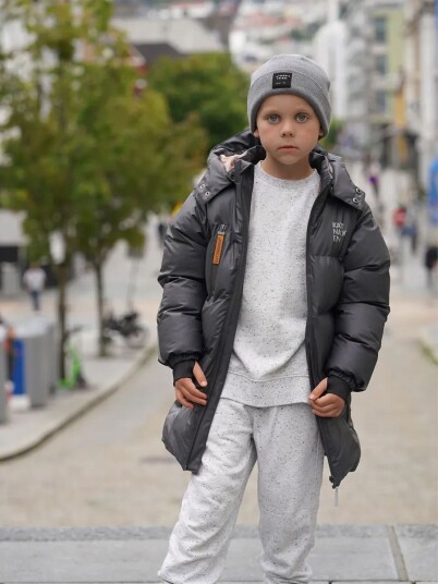 Kattnakken Boblekåpe Sludd Junior Kattesvart (9 10 år)