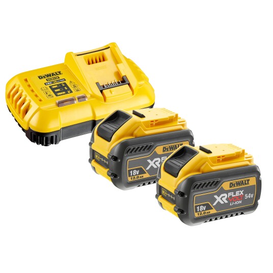 Dewalt DCB118Y2-QW Ladepakke 54/18 V 12 Ah Maskintilbehør & forbruk