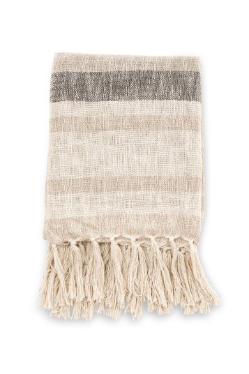 Venture Design Sandy pledd Offwhite 170 x 130 cm Beige Venture Design Sandy pledd Offwhite 170 x 130 cm Beige