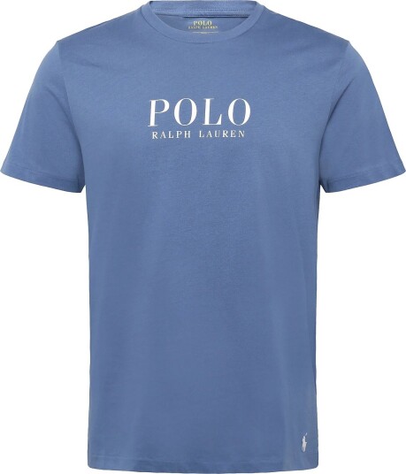 Polo Ralph Lauren Logo Cotton Jersey Sleep Shirt   CARSON BLUE   L