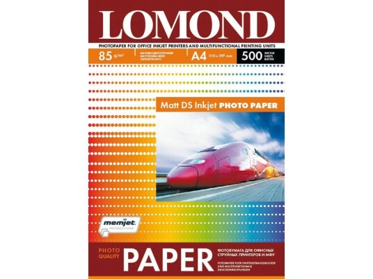 Lomond Lomond Photo Inkjet Paper Matte 85 G/M2 A4 500 Sheets Double Sided