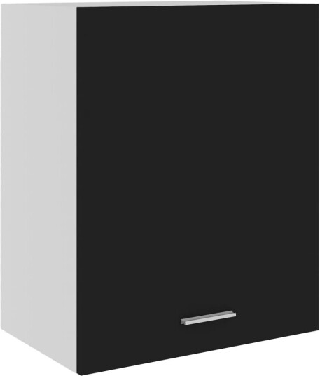Hengende skap svart 50x31x60 cm konstruert tre