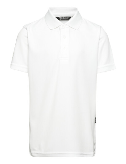 Abacus Jr Cray Drycool Polo White 150