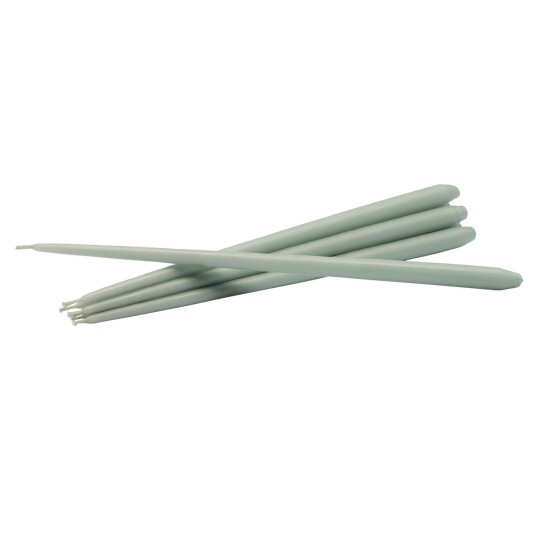 Stoff Nagel Stearinlys by Ester&Erik 6 pk Dusty Mint