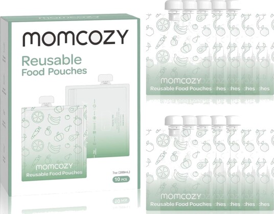 Momcozy 200ml 10stk Poser Babymatmaskin Momcozy 200ml 10stk Poser Babymatmaskin