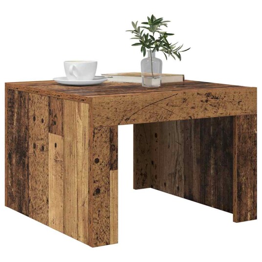 Kaffebord Gammelt tre 50 x 50 x 35 cm Konstruert tre