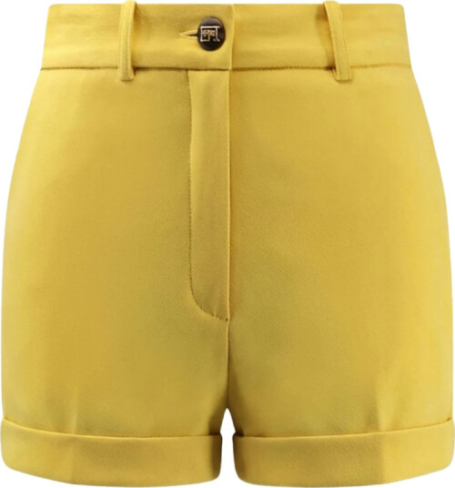 Elisabetta Franchi Dame Shorts Gul M,