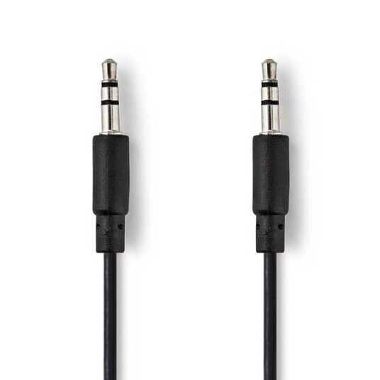 Mini-Jack - Stereo Audio Kabel 3.5mm stereo han til 3,5mm stereo hann - 1 meter strekkabel