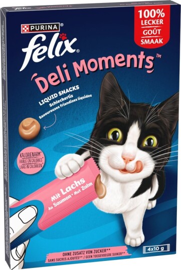 Felix Latz Deli Moments Sparepakke Laks 8 x 10 g