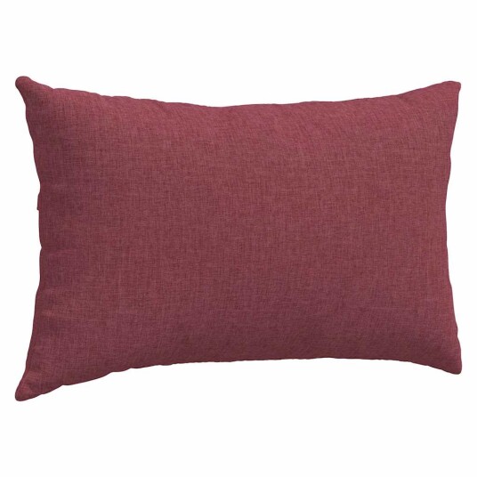Sofaputer 2 pcs Vinrød 50 x 30 cm stoff