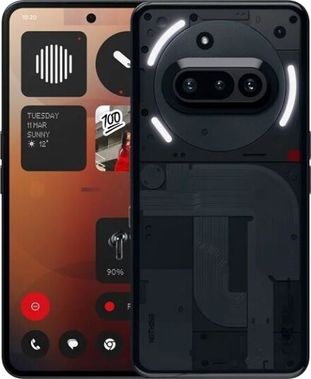 Nothing Phone 3a 5G Smarttelefon 8GB/128GB AMOLED 6,77" Svart