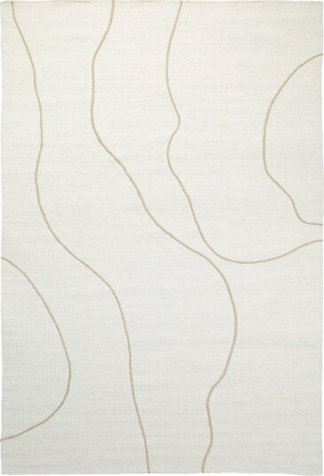 Ullteppe Viseu krem Størrelse: 240 x 340 cm
