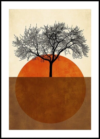 Sommermorgen Poster Plakat / 21x30cm