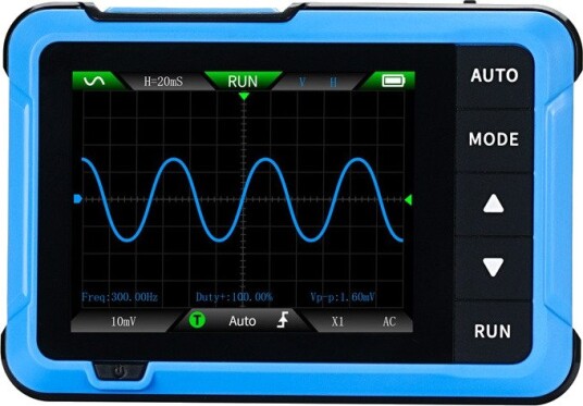 FNIRSI Oscilloskop DSO510 2-i-1 Mini & Signalgenerator 1000 mah, 10 mhz, USB-C
