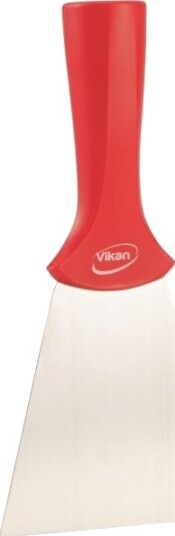 Håndskraber Vikan Rød Pp/Rustfrit Stål 10 Cm   10 Stk.