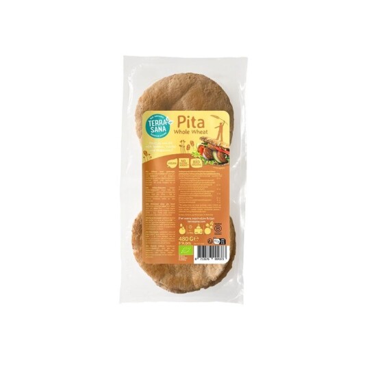 TerraSana pita whole wheat 480 g