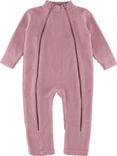 Joha Ull Ulldress M/ Glidelås - 100% Merino - Dus Rosa